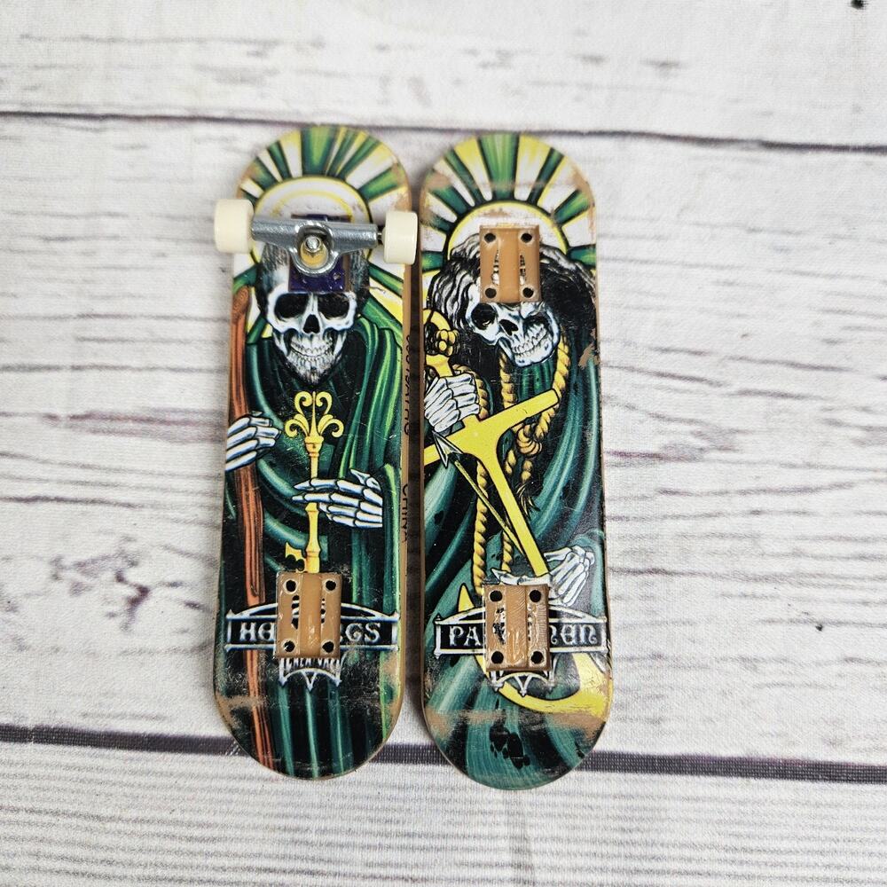 Creature Saints Tech Deck Lot Of 2 Boards Decks *missing Trucks*